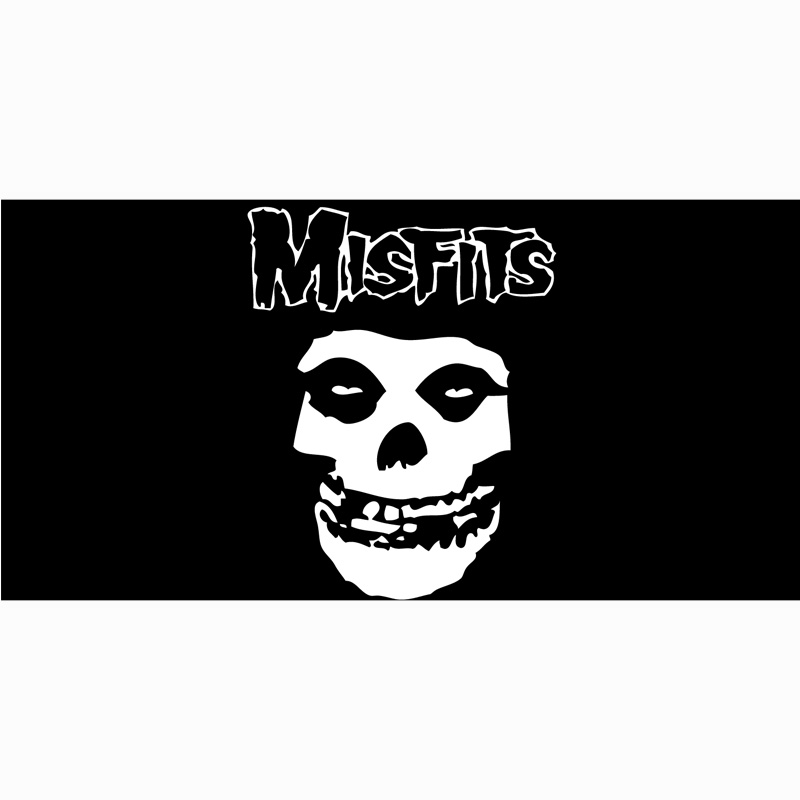 The Misfits Skull Printing 70*140cm 볪   ..
